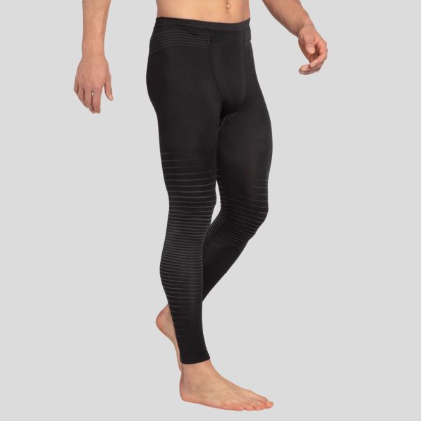 The Men's Performance Light Base Layer Pants Compact Black Odlo Men Base Layers