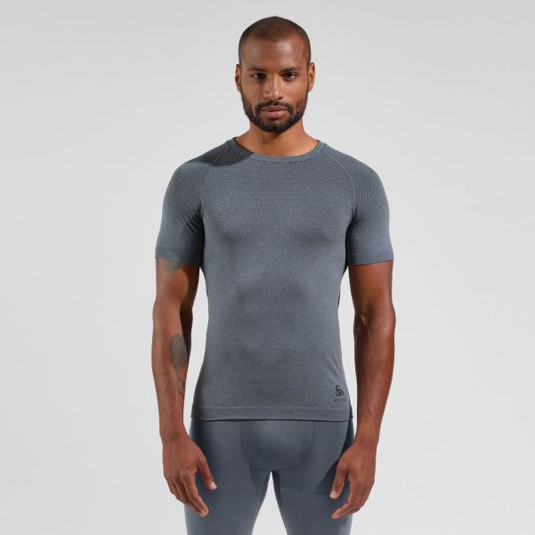 The Performance Light Short Sleeve T-Shirt Men Superior Odlo Base Layers Grey Melange