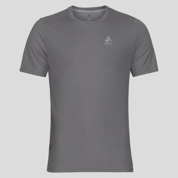 Men Odlo Steel Grey T-Shirts & Polos Distinct The Men's F-Dry T-Shirt Odlo