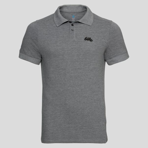 The Men's Nikko Polo Shirt Clean T-Shirts & Polos Odlo Graphite Grey Melange Men Odlo