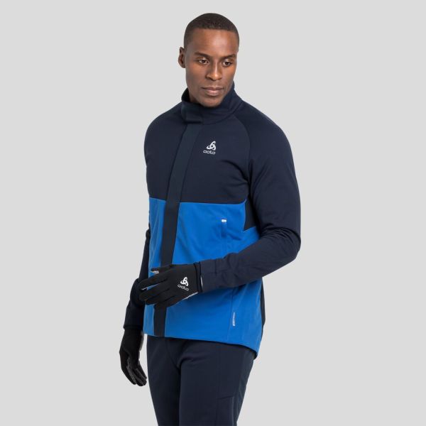 Men Odlo Dark Sapphire - Nautical Blue The Silsand Cross-Country Jacket Jackets & Vests Affordable