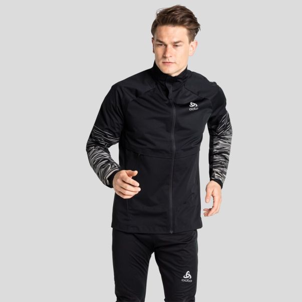 Exclusive The Zeroweight Pro Warm Reflective Running Jacket Black Odlo Jackets & Vests Men