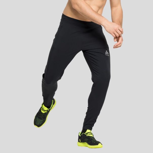 Odlo Men Budget-Friendly Black The Men's Zeroweight Running Pants Pants & Tights