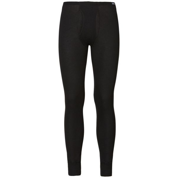 Black Odlo The Warm Base Layer Pants With Fly Men Pants & Tights Lowest Ever
