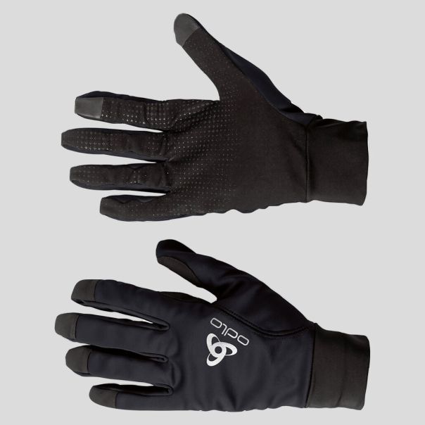 Black The Zeroweight Warm Gloves Versatile Headwear & Gloves Men Odlo