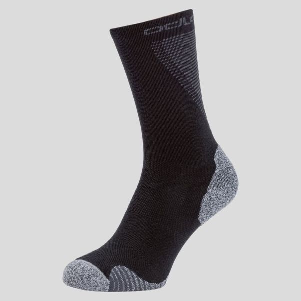 Odlo Men The Active Warm Running Unisex Crew Socks Black Socks Superior